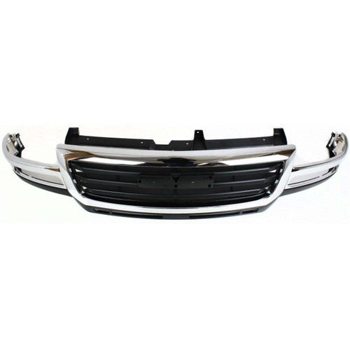 GRILLE CHROME/BLACK 2500/3500 REPLACEMENT FOR GMC PICKUP GMC SIERRA CLASSIC 2007 PARTSLINK NUMBER  GM1200568