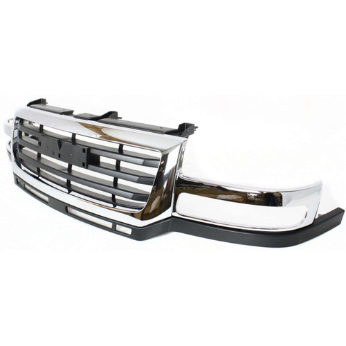 GRILLE CHROME/BLACK 2500/3500 REPLACEMENT FOR GMC PICKUP GMC SIERRA CLASSIC 2007 PARTSLINK NUMBER  GM1200568