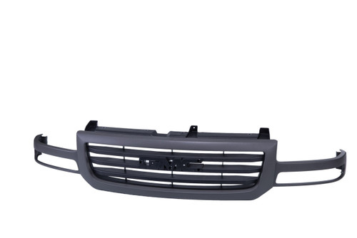 GRILLE TEXTURED GRAY 1500/2500 REPLACEMENT FOR GMC PICKUP GMC SIERRA HYBRID 2007 PARTSLINK NUMBER  GM1200476
