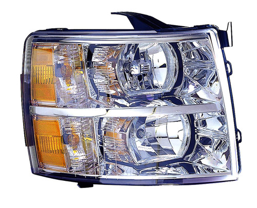 HEAD LAMP RH   REPLACEMENT FOR CHEVROLET PICKUP CHEVY SILVERADO HYBRID 2009 PARTSLINK NUMBER  GM2503280U