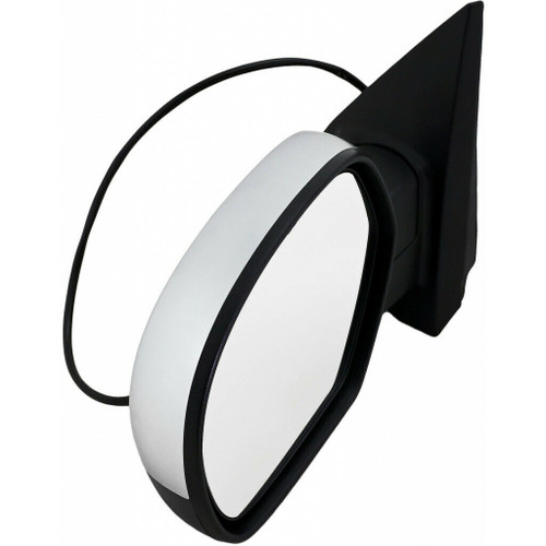 DOOR MIRROR LH POWER HTD W/OFFROAD W/O COURTESY W/O SIGNAL CHROME CAP    REPLACEMENT FOR CHEVROLET SUBURBAN 2009 PARTSLINK NUMBER  GM1320340