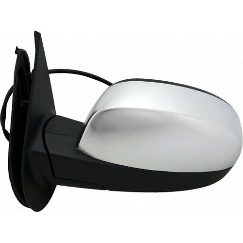 DOOR MIRROR LH POWER HTD W/OFFROAD W/O COURTESY W/O SIGNAL CHROME CAP    REPLACEMENT FOR CHEVROLET SUBURBAN 2009 PARTSLINK NUMBER  GM1320340