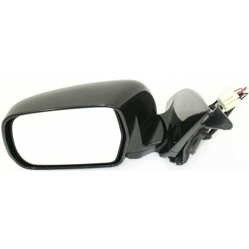 DOOR MIRROR LH POWER HTD BLACK	  REPLACEMENT FOR TOYOTA HIGHLANDER HYBRID 2006 PARTSLINK NUMBER TO1320211
