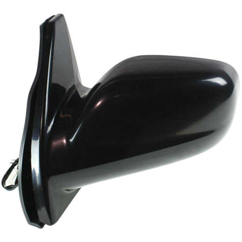 DOOR MIRROR LH POWER NON-FOLDAWAY GLOSS BLACK PTM  REPLACEMENT FOR TOYOTA MATRIX 2006 PARTSLINK NUMBER TO1320207