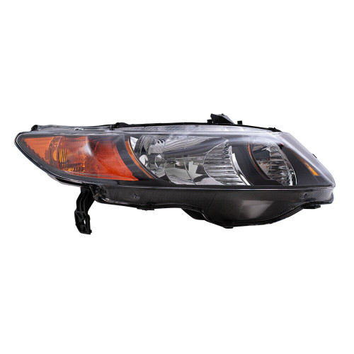 HEAD LAMP RH 6 SPEED 2.0L CAPA REPLACEMENT FOR HONDA CIVIC COUPE 2007 PARTSLINK NUMBER  HO2503133C
