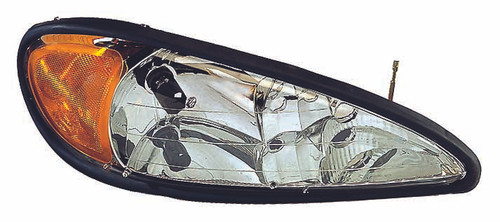 HEAD LAMP RH HQ REPLACEMENT FOR PONTIAC GRAND AM 2004 PARTSLINK NUMBER GM2503196