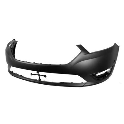 BUMPER FR PRIMED W/SENSOR HOLE CAPA REPLACEMENT FOR FORD TAURUS 2019 PARTSLINK NUMBER FO1000667C