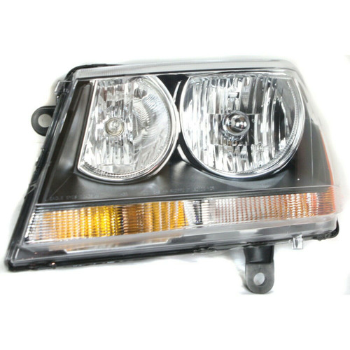 HEAD LAMP LH RT MODEL (BLACK BEZEL) HQ   REPLACEMENT FOR DODGE AVENGER 2009 PARTSLINK NUMBER  CH2502194