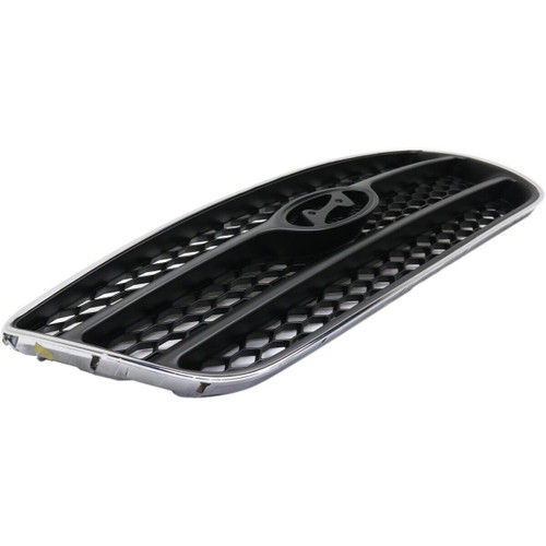 GRILLE CHROME/BLACK GLS-GL-SE MODEL REPLACEMENT FOR HYUNDAI SANTA FE 2007 PARTSLINK NUMBER  HY1200146