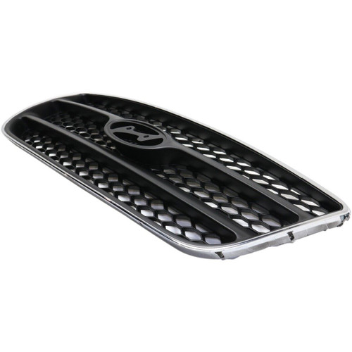 GRILLE CHROME/BLACK GLS-GL-SE MODEL REPLACEMENT FOR HYUNDAI SANTA FE 2007 PARTSLINK NUMBER  HY1200146