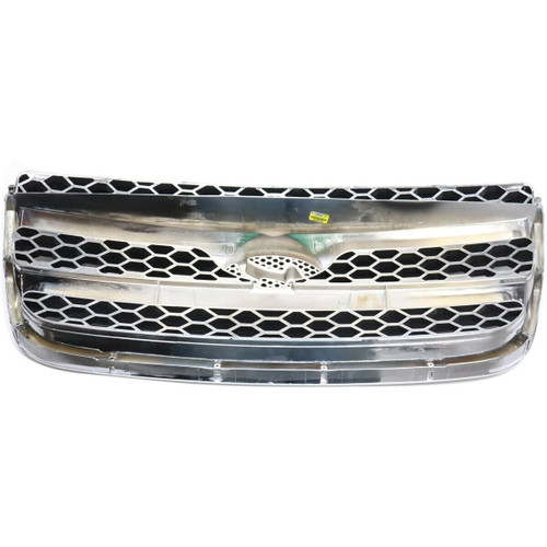 GRILLE CHROME/BLACK GLS-GL-SE MODEL REPLACEMENT FOR HYUNDAI SANTA FE 2007 PARTSLINK NUMBER  HY1200146