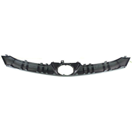 GRILLE UPPER MOULDING MATTE-BLACK PTM W/O PARK ASSIST SENSORS  REPLACEMENT FOR TOYOTA SIENNA 2006 PARTSLINK NUMBER TO1210104
