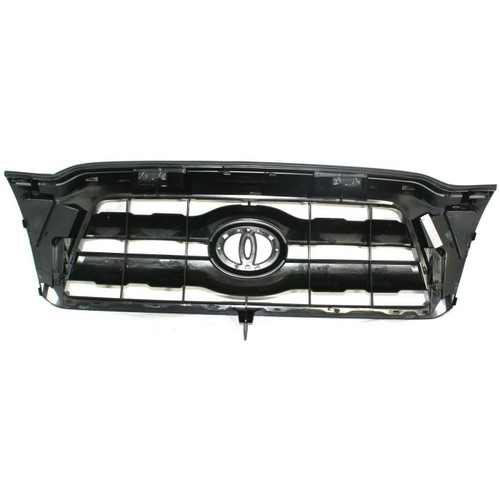 GRILLE BLACK W/GREY FRAME  REPLACEMENT FOR TOYOTA TACOMA PICKUP 4WD 2006 PARTSLINK NUMBER TO1200269