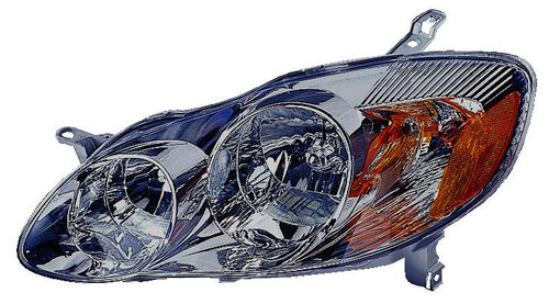 HEAD LAMP LH S MODEL HQ  REPLACEMENT FOR TOYOTA COROLLA SEDAN 2004 PARTSLINK NUMBER TO2502142