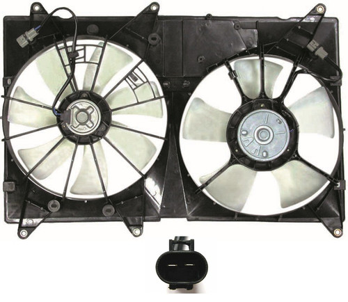 COOLING FAN ASSY 4CYL W/O TOWING PKG REPLACEMENT FOR TOYOTA HIGHLANDER 2004 PARTSLINK NUMBER TO3120103 COOLING FAN ASSY 4CYL W/O TOWING PKG REPLACEMENT FOR TOYOTA HIGHLANDER 2004 PARTSLINK NUMBER TO3120103
