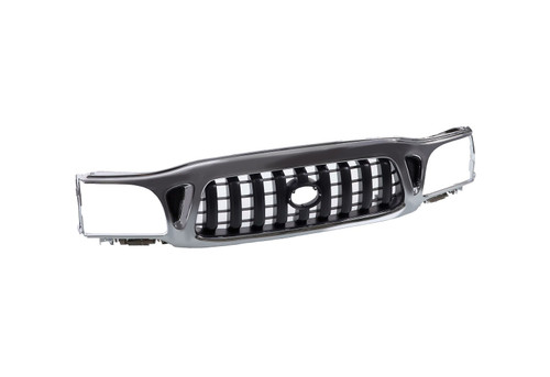 GRILLE CHROME/DARK GRAY  REPLACEMENT FOR TOYOTA TACOMA PICKUP 4WD 2004 PARTSLINK NUMBER  TO1200248