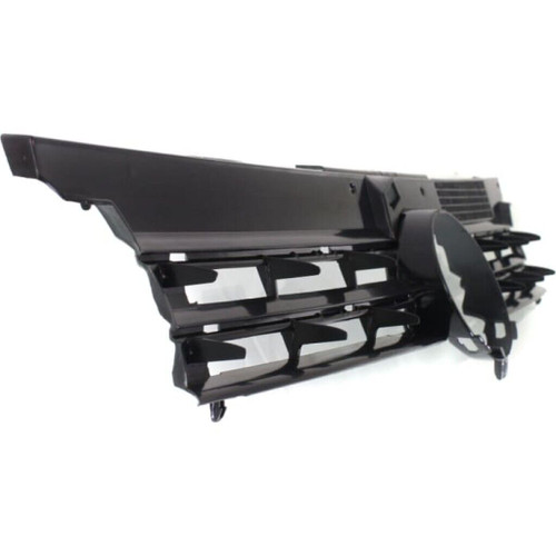 GRILLE INNER FRAME MATT-BLACK  REPLACEMENT FOR VOLKSWAGEN GOLF 2004 PARTSLINK NUMBER  	VW1207101