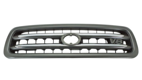 GRILLE W/CHROME MOULDING PTM LTD  REPLACEMENT FOR TOYOTA SEQUOIA 2004 PARTSLINK NUMBER  TO1200243