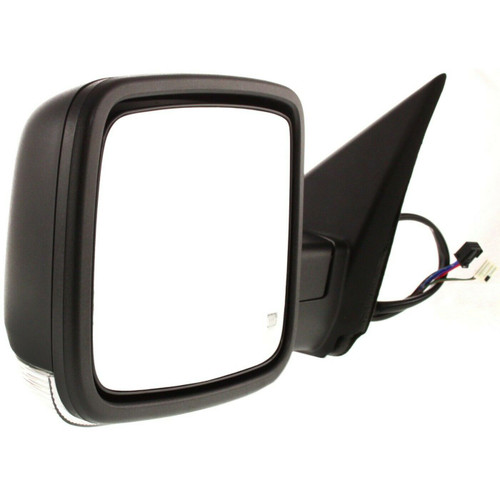 DOOR MIRROR LH POWER TEXTURED HTD W/SIGNAL/PUDDLE LAMP W/O MEMORY/AUTO DIMMING    REPLACEMENT FOR DODGE PICKUP DODGE RAM 1500 2009 PARTSLINK NUMBER  CH1320304