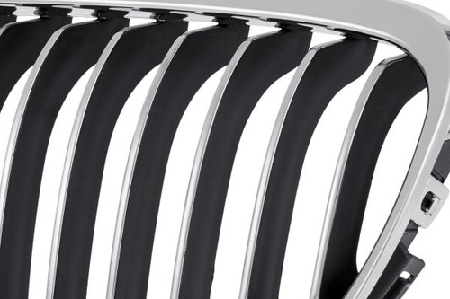 GRILLE LH CHROME REPLACEMENT FOR BMW 3 SERIES SEDAN (EXCLUDE 330E AND 3401) 2011 PARTSLINK NUMBER  	BM1200194
