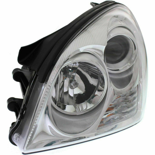 HEAD LAMP LH W/O APP PKG W/CHROME BEZEL HQ REPLACEMENT FOR KIA MAGENTIS (CANADA) 2007 PARTSLINK NUMBER  KI2502132
