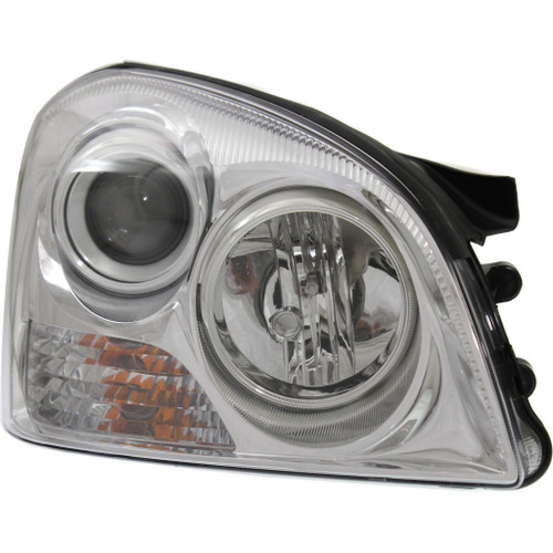 HEAD LAMP RH W/O APP PKG W/CHROME BEZEL HQ REPLACEMENT FOR KIA OPTIMA 2007 PARTSLINK NUMBER  KI2503132