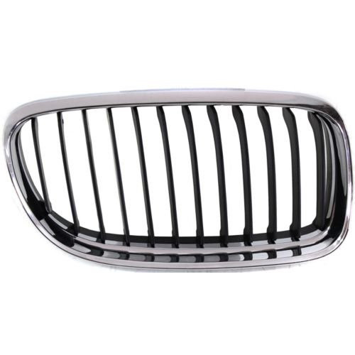 GRILLE RH CHROME/BLACK REPLACEMENT FOR BMW 3 SERIES SEDAN (EXCLUDE 330E AND 3401) 2011 PARTSLINK NUMBER  	BM1200191U