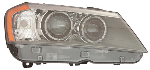 HEAD LAMP RH XENON W/O ADAPTIVE LAMP CAPA REPLACEMENT FOR BMW X3 2011 PARTSLINK NUMBER BM2503172C HEAD LAMP RH XENON W/O ADAPTIVE LAMP CAPA REPLACEMENT FOR BMW X3 2011 PARTSLINK NUMBER BM2503172C