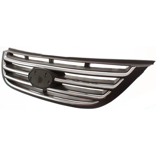 GRILLE CHROME/BLACK REPLACEMENT FOR KIA SPECTRA(SEDAN) 2007 PARTSLINK NUMBER  KI1200127