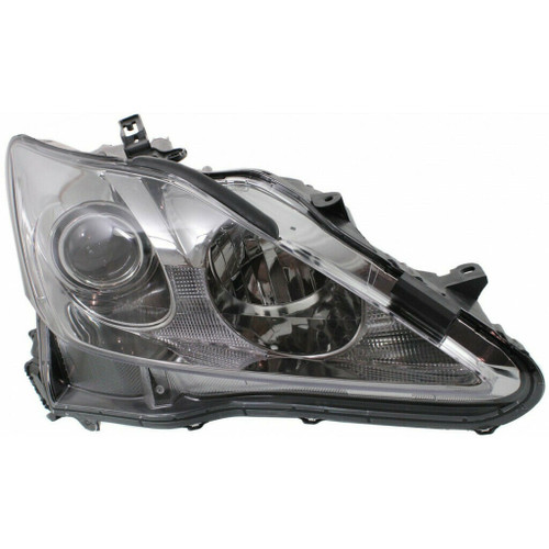 HEAD LAMP RH HALOGEN W/O AUTO LEVELING CAPA REPLACEMENT FOR LEXUS IS250 SEDAN 2007 PARTSLINK NUMBER  LX2503132C