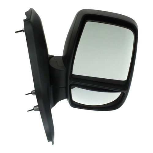DOOR MIRROR RH MANUAL TEXTURED W/SHORT ARM W/LOW ROOF  REPLACEMENT FOR FORD TRANSIT T-350HD CARGO VAN 2019 PARTSLINK NUMBER FO1321547