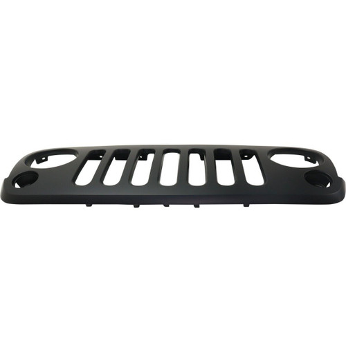 GRILLE BLACK REPLACEMENT FOR JEEP WRANGLER 2007 PARTSLINK NUMBER  CH1200313