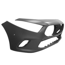 BUMPER FR PRIMED W/2 SENSOR/TOW HOOK HOLE/CAMERA W/O AMG  REPLACEMENT FOR MERCEDES A220 2022 PARTSLINK NUMBER MB1000598