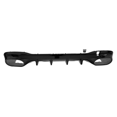 BUMPER RR LOWER BRIGHT BLACK W/TOW HOOK / AERODYNAMIC PKG REPLACEMENT FOR MERCEDES CLA35 AMG 2023 PARTSLINK NUMBER MB1195160
