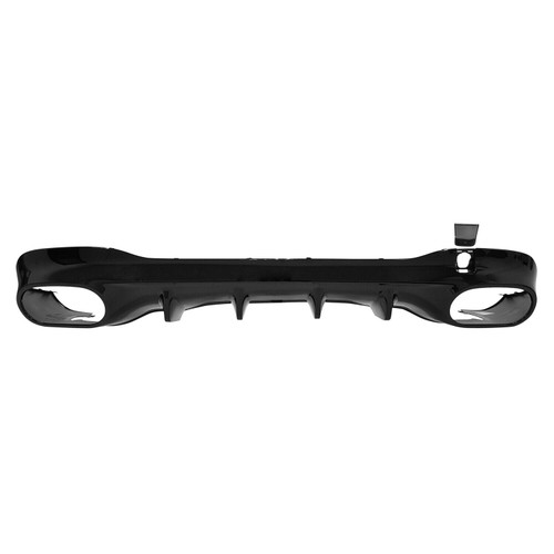 BUMPER RR LOWER BRIGHT BLACK W/TOW HOOK W/O AERODYNAMIC PKG REPLACEMENT FOR MERCEDES CLA35 AMG 2023 PARTSLINK NUMBER MB1195159
