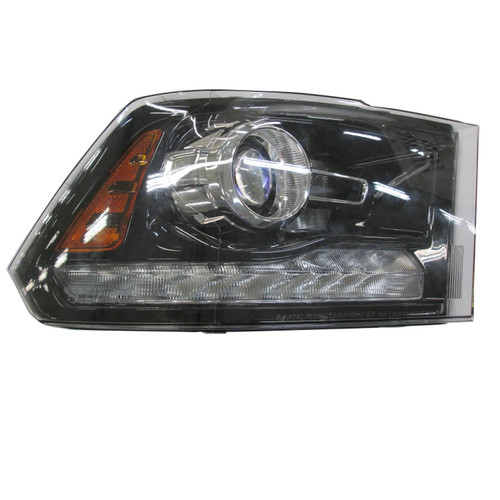 HEAD LAMP RH HALOGEN PROJECTOR BLACK BEZEL W/O LOGO REPLACEMENT FOR RAM PICKUP-RAM-1500-CLASSIC-2019-2021 2023 PARTSLINK NUMBER CH2503289U
