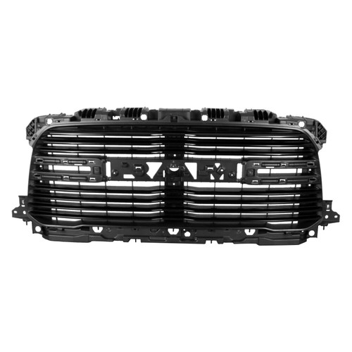 GRILLE FR GLOSS BLACK BILLET TYPE W/ NOSTRILLS / BIG HORN/LARAMIE REPLACEMENT FOR RAM PICKUP-RAM-5500-2011-2022 2023 PARTSLINKS NUMBER CH1200441