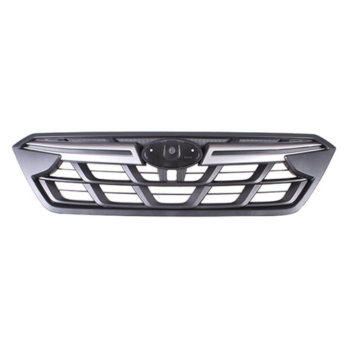 GRILLE FR BLACK W/UPPER ARGENT MOLDING W/BLACK INSERT TRIP W/O EMBLEM FOR 2.0 REPLACEMENT FOR SUBARU CROSSTREK 2023 PARTSLINK NUMBER SU1200196