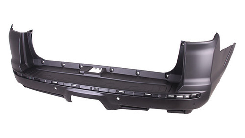 BUMPER RR PRIMED W/CHROME TRIM/SENSOR CAPA REPLACEMENT FOR TOYOTA 4RUNNER 2023 PARTSLINK NUMBER TO1100283C
