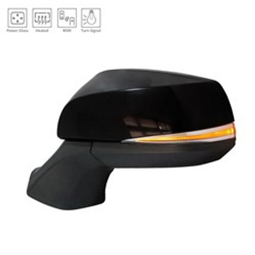 DOOR MIRROR LH POWER PTM HTD W/SIGNAL/BLIND SPOT (7 PIN PLUG) REPLACEMENT FOR TOYOTA HIGHLANDER HYBRID 2023 PARTSLINK NUMBER TO1320415