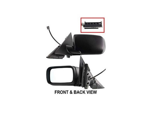 DOOR MIRROR LH POWER HTD REPLACEMENT FOR BMW 3 SERIES WAGON 2000 PARTSLINK NUMBER BM1320117