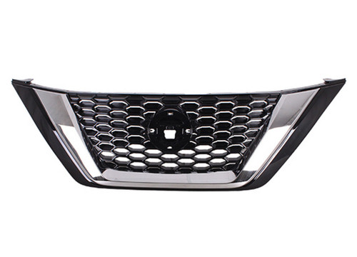 GRILLE FR PTD BLACK W/CHROME MOLDING W/O CAMERA REPLACEMENT FOR NISSAN MURANO 2022 PARTSLINK NUMBER NI1200310