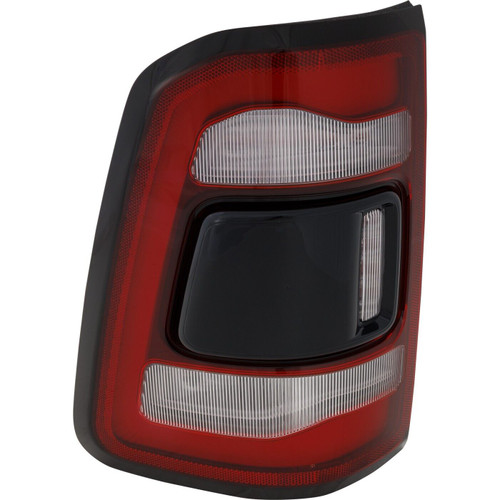 TAIL LAMP LH LED BLACK CENTER LENS/ TRIM W/O BLIND SPOT/LOGO HQ REPLACEMENT FOR RAM PICKUP-RAM-1500-2011-2022 2022 PARTSLINK NUMBER CH2800216