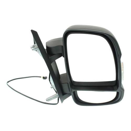 DOOR MIRROR RH MANUAL BLACK W/SIGNAL/TEMPERATURE SENSOR NON-EXTENDING/ MANUAL FOLD W/O HEAT REPLACEMENT FOR RAM PROMASTER 1500 2022 PARTSLINK NUMBER CH1321417