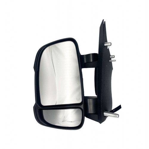 DOOR MIRROR LH POWER TEXTURED W/SIGNAL/POWER FOLD/TEMPERATURE SENSOR W/O EXTENDED MIRROR REPLACEMENT FOR RAM PROMASTER 3500 2022 PARTSLINK NUMBER CH1320432