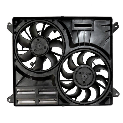 COOLING FAN ASSY W/ TWO FANS / TOW PKG / FOR 15-18 W/O AUTO START/ STOP PLASTIC REPLACEMENT FOR FORD EDGE ST 2020 PARTSLINK NUMBER FO3115223