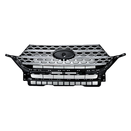 GRILLE FR PTD SILVER W/CHROME MOLDING REPLACEMENT FOR FORD EXPLORER LIMITED 2020 PARTSLINK NUMBER FO1200656 GRILLE FR PTD SILVER W/CHROME MOLDING REPLACEMENT FOR FORD EXPLORER LIMITED 2020 PARTSLINK NUMBER FO1200656