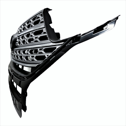 GRILLE FR PTD SILVER W/CHROME MOLDING REPLACEMENT FOR FORD EXPLORER LIMITED 2020 PARTSLINK NUMBER FO1200656 GRILLE FR PTD SILVER W/CHROME MOLDING REPLACEMENT FOR FORD EXPLORER LIMITED 2020 PARTSLINK NUMBER FO1200656