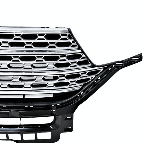 GRILLE FR PTD SILVER W/CHROME MOLDING REPLACEMENT FOR FORD EXPLORER LIMITED 2020 PARTSLINK NUMBER FO1200656 GRILLE FR PTD SILVER W/CHROME MOLDING REPLACEMENT FOR FORD EXPLORER LIMITED 2020 PARTSLINK NUMBER FO1200656