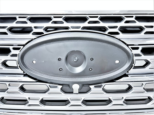 GRILLE FR PTD SILVER W/CHROME MOLDING REPLACEMENT FOR FORD EXPLORER LIMITED 2020 PARTSLINK NUMBER FO1200656 GRILLE FR PTD SILVER W/CHROME MOLDING REPLACEMENT FOR FORD EXPLORER LIMITED 2020 PARTSLINK NUMBER FO1200656